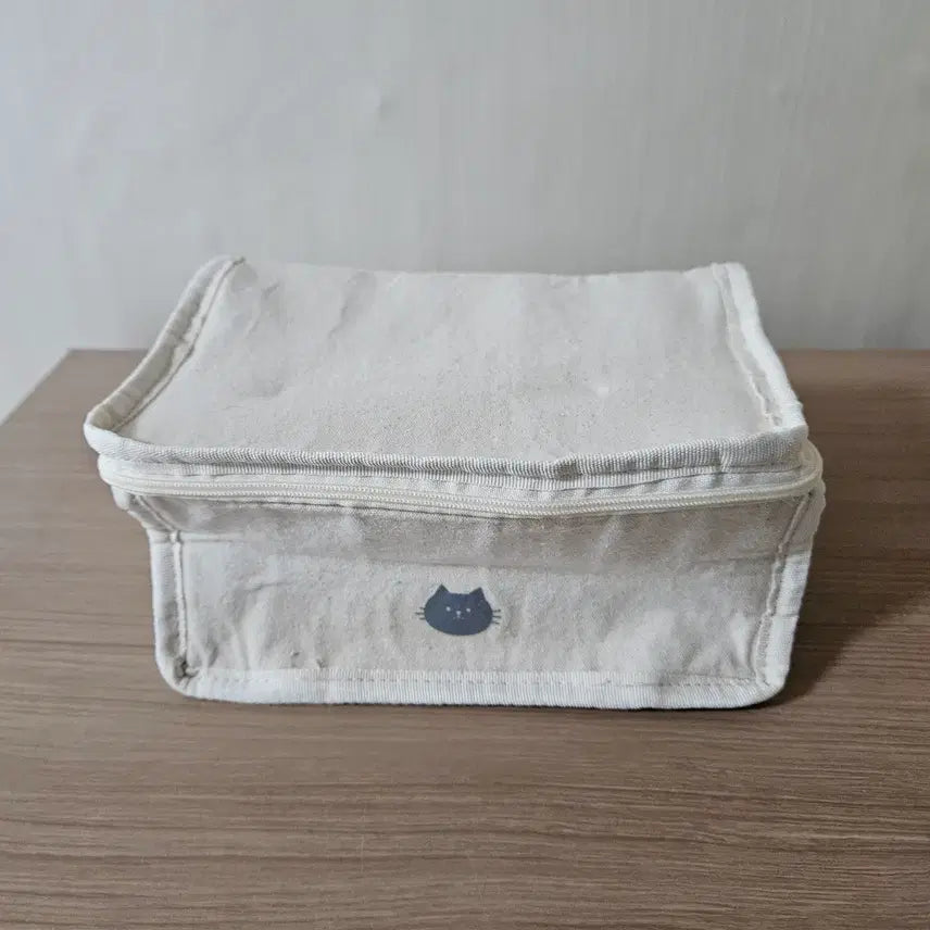 [BUNJANG] Cute Cat Insulated Pouch Cooler Bag / 귀여운 고양이 보온보냉 파우치 쿨러백