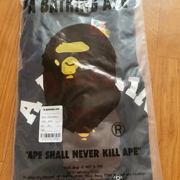 [BUNJANG] BAPE Short Sleeve T-Shirt Black 2XL / 베이프 반팔 티셔츠 블랙 2XL