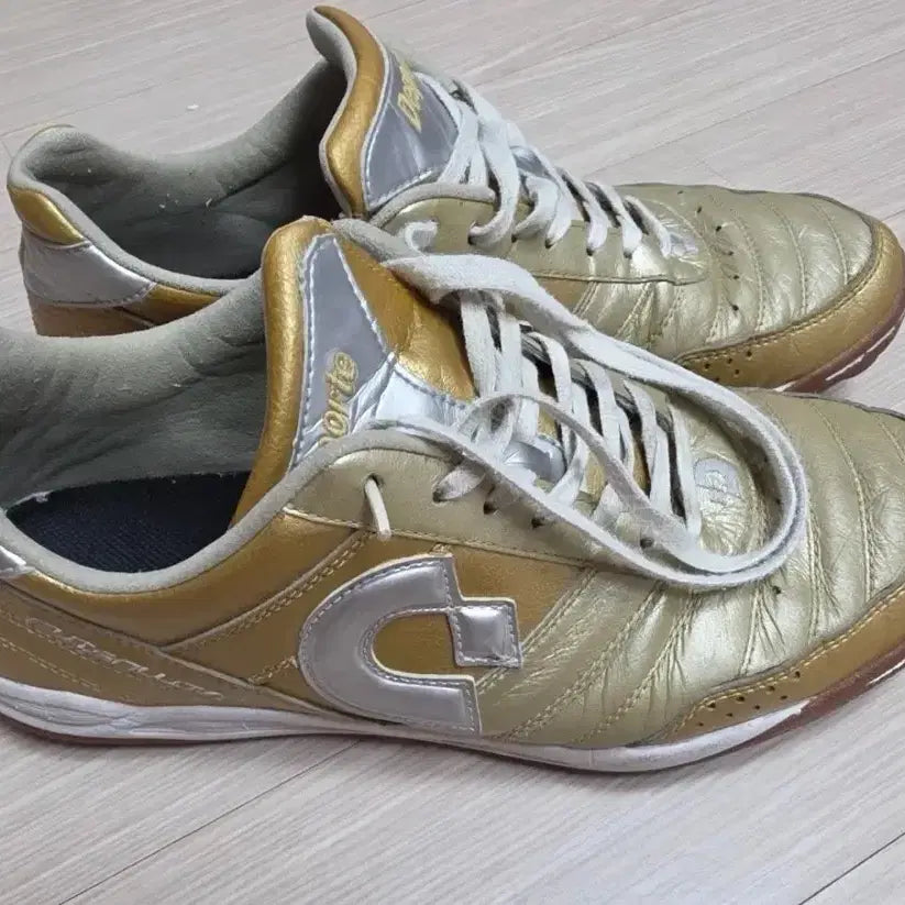 [BUNJANG] Desporte Campinas JTF5 LTD Futsal Shoes Mirror Gold 275 / 데스포르치 풋살화 캄피나스 JTF5 LTD 미러골드 275