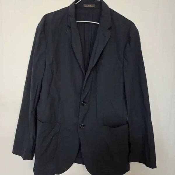 [BUNJANG] BASSO Navy Men's Jacket / BASSO  네이비 남성 자켓 1-1