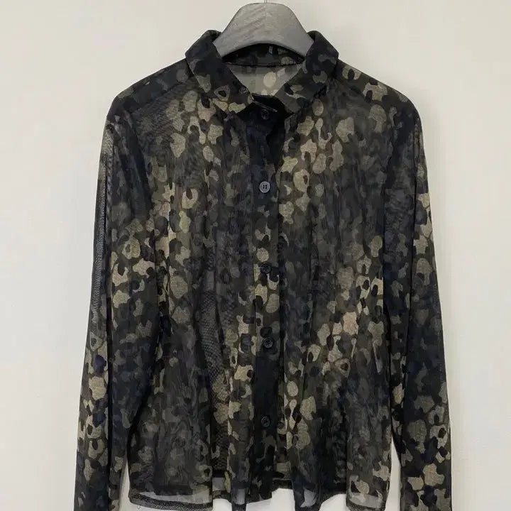 [BUNJANG] Koibito Misaki Vintage See-through Mesh Pattern Shirt / 빈티지 koibito misaki 시스루 매쉬 패턴 셔츠