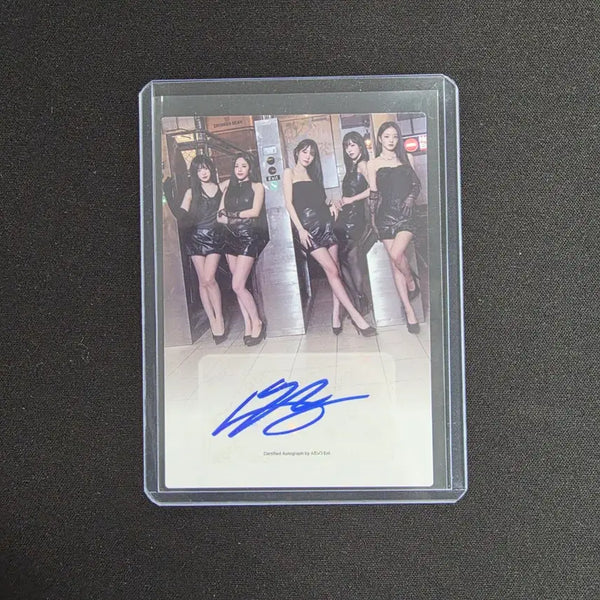 [BUNJANG] fromis_9 Terka Promo Pack Group Photo Baek Jiheon Signed Auto Card / 테레카 프로미스나인 프로모팩 단체사진 백지헌 사인 오토 카드