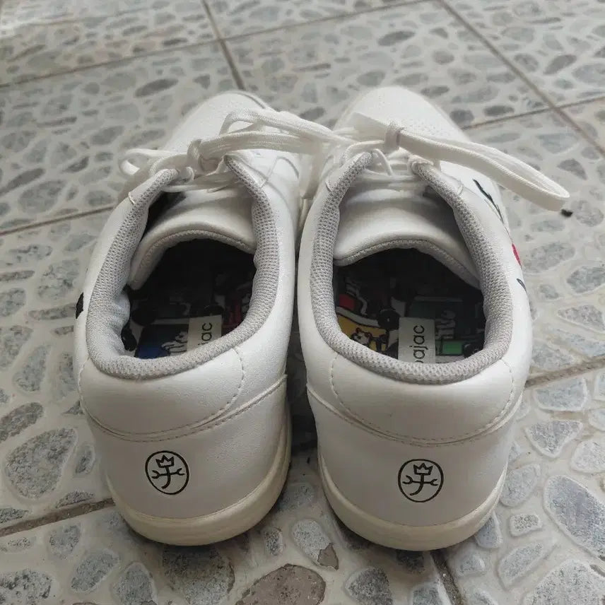 [BUNJANG] Castelbajac White Sneakers / 카스텔바작 스니커즈 화이트