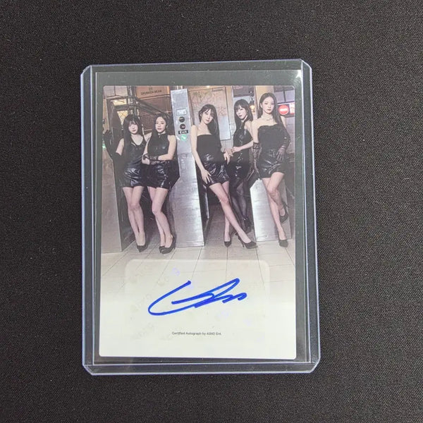 [BUNJANG] fromis_9 Jiwon Autographed 'Promise Pack' Group Photo Trading Card / 테레카 프로미스나인 프로모팩 단체사진 박지원 사인 오토 카드