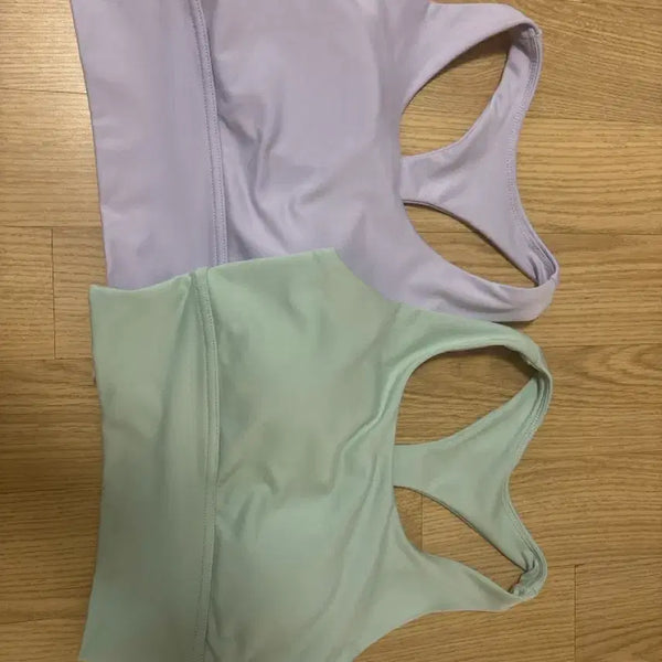[BUNJANG] Stl Sport Bra Set Lavender/Mint / Stl 새상품 스포츠 브라 라벤더 / 민트