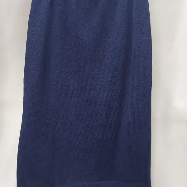 [BUNJANG] ST. JOHN Navy Knit Skirt Size 8 / ST. JOHN 네이비 니트 스커트 8