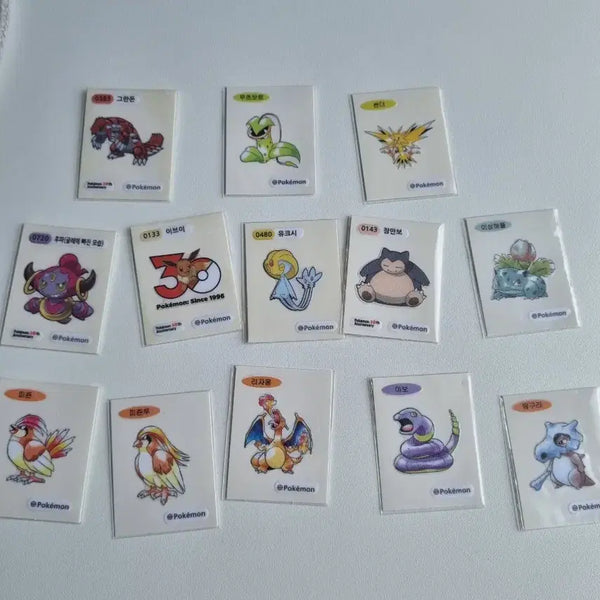 [BUNJANG] Pokemon Card 13 Types Set / 포켓몬 카드 13종 세트