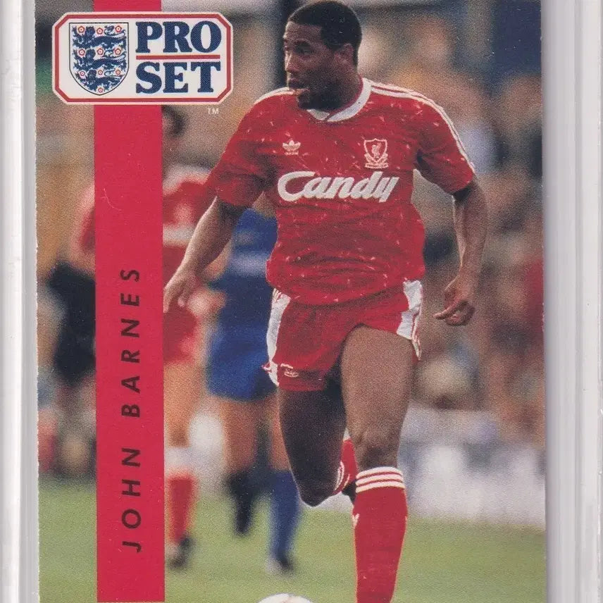 [BUNJANG] Liverpool John Barnes 1990-91 Pro Set #112 Trading Card / 90-91 존 반스 베이스 리버풀 프로셋