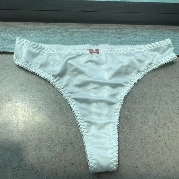 [BUNJANG] Women's Mini Pink Ribbon Briefs / (중고) 여성팬티 큐티 미니핑크리본