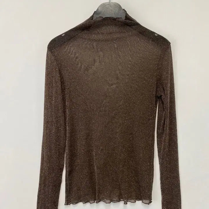[BUNJANG] Vintage See-through Mesh Glitter Top / 빈티지 시스루 매쉬 글리터 탑