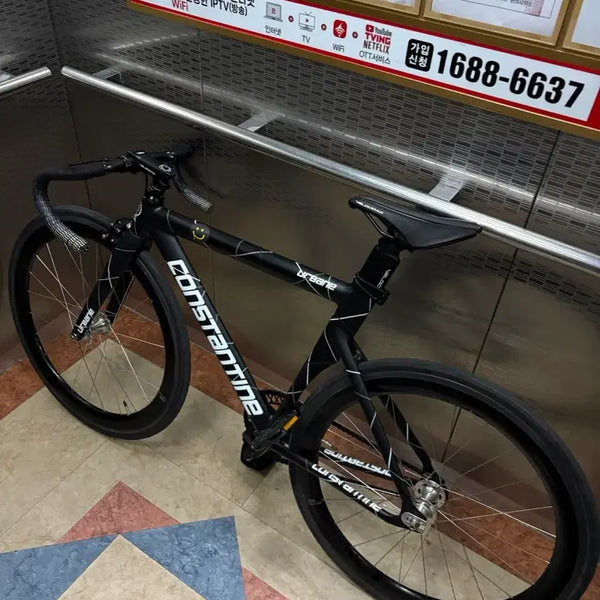 [BUNJANG] Contan Urbane Matte Black Half Bike Full Option / 콘탄 어베인 멧블랙 반차 판/대