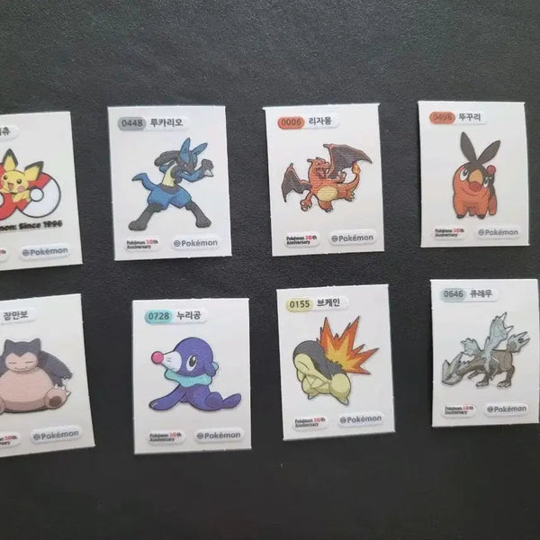 [BUNJANG] Pokemon 30th Anniversary Sticker Set / 포켓몬 30주년 띠부씰 팔아요!!