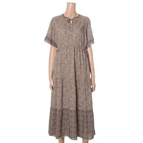 [BUNJANG] Thursday Island Paisley Pattern Long Dress / 써스데이아일랜드 원피스
