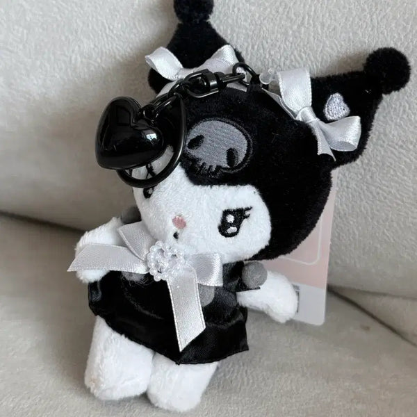 [BUNJANG] Sanrio Kuromi Doll Keyring / 산리오 쿠로미 인형 키링 블랙