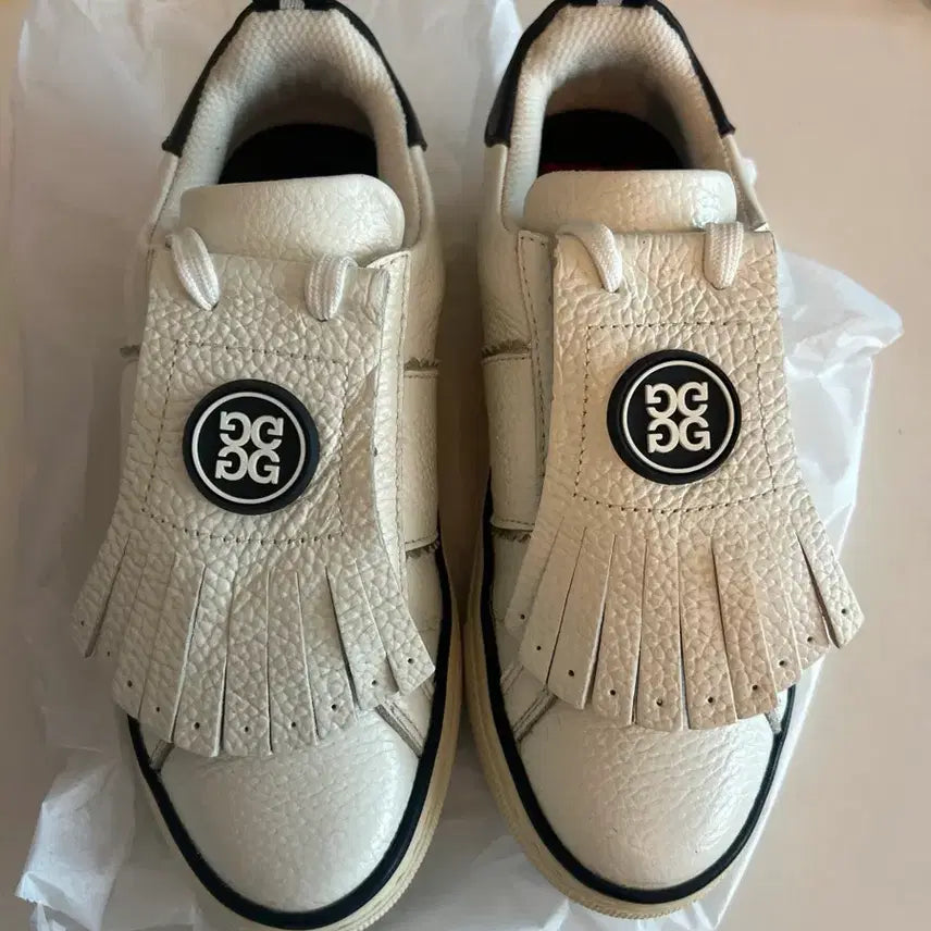 [BUNJANG] G/FORE Golf Shoes Sneakers White Size 240 / 지포어 골프화  스니커즈 화이트 240