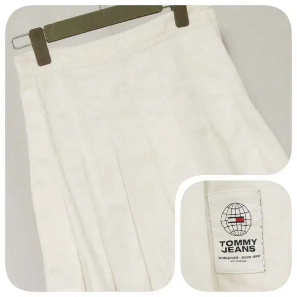[BUNJANG] Tommy Hilfiger White Flare Skirt Women's 26 Inch / 타미힐피거 화이트 플레어 스커트 여성26인치