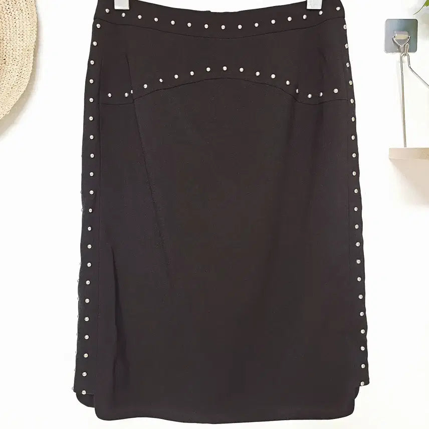 [BUNJANG] LAP Sturt Midi Skirt Black S / LAP 스터트 미디스커트 55 블랙 S