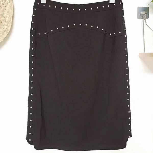 [BUNJANG] LAP Sturt Midi Skirt Black S / LAP 스터트 미디스커트 55 블랙 S