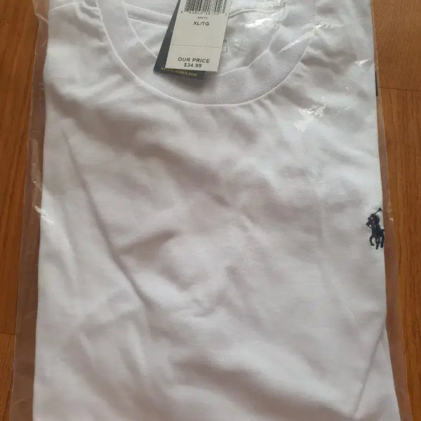 [BUNJANG] Polo Ralph Lauren White Short Sleeve T-Shirt XL / 폴로 랄프로렌 화이트 반팔 티셔츠 XL