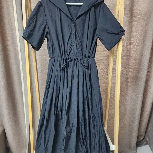 [BUNJANG] Muse Black Sailor Collar Dress / Muse 블랙 세일러 카라 원피스