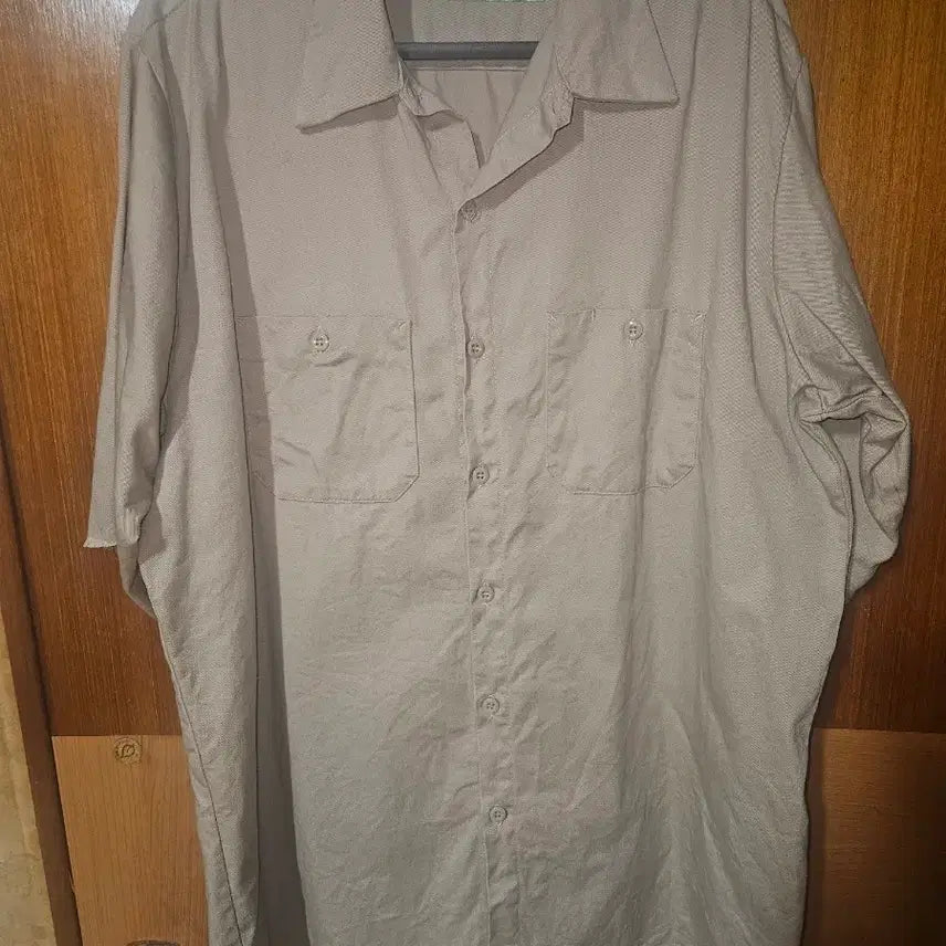 [BUNJANG] Red Kap Short Sleeve Cut Shirt / RED KAP 셔츠 반팔컷팅