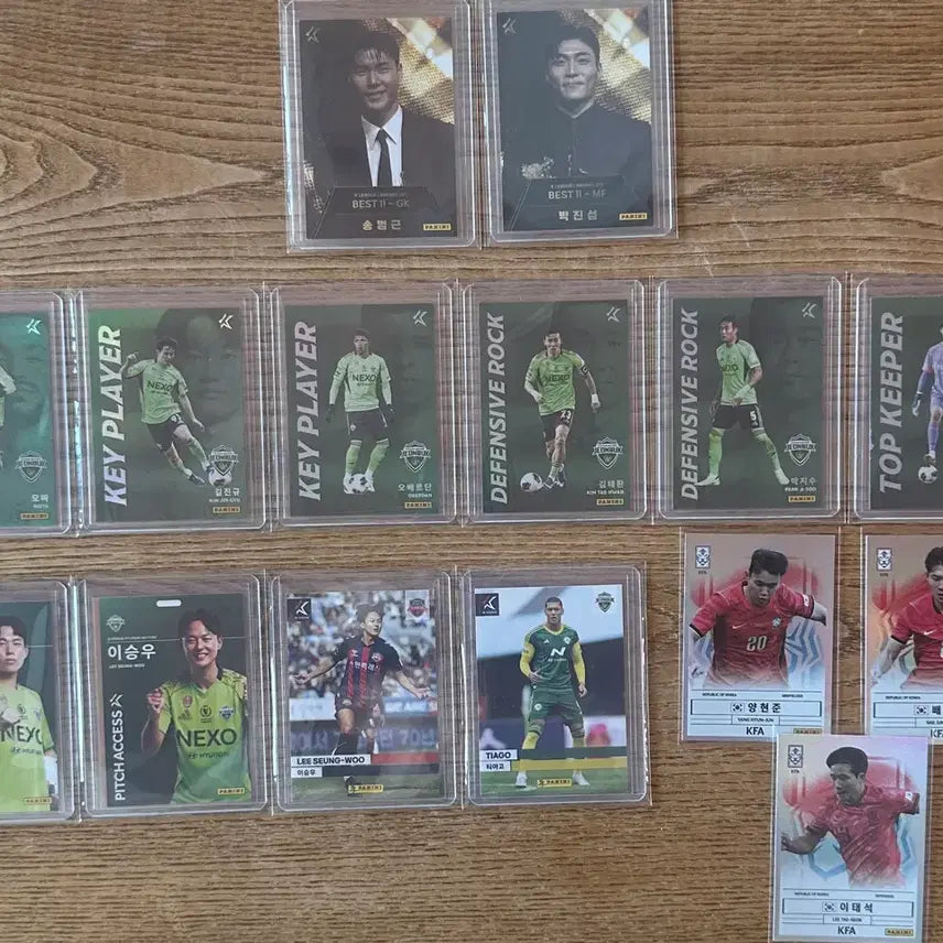 [BUNJANG] Jeonbuk Hyundai K League Panini Cards Bundle Set / 전북현대 K리그 파니니
