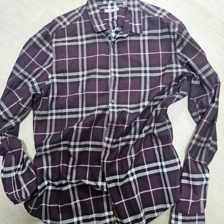 [BUNJANG] Burberry Check Men's Shirt XL / 버버리 체크 남성 셔츠 XL