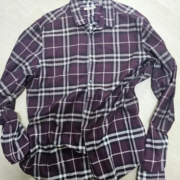[BUNJANG] Burberry Check Men's Shirt XL / 버버리 체크 남성 셔츠 XL