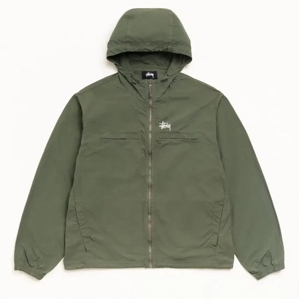 [BUNJANG] Stussy Windbreaker Jacket Khaki / 스투시 바람막이 윈드브레이커