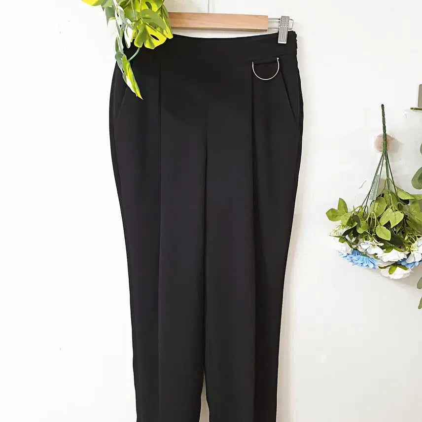 [BUNJANG] Mageen Summer Slacks Black / 매긴 속밴딩 썸머슬랙스 55 블랙