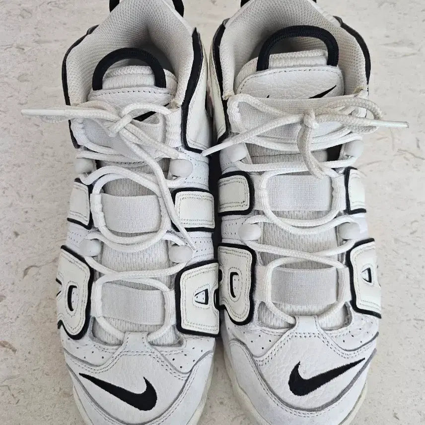 [BUNJANG] Nike Air More Uptempo Summit White Sneakers (280mm) / 업템포 모어 서밋 화이트 280mm