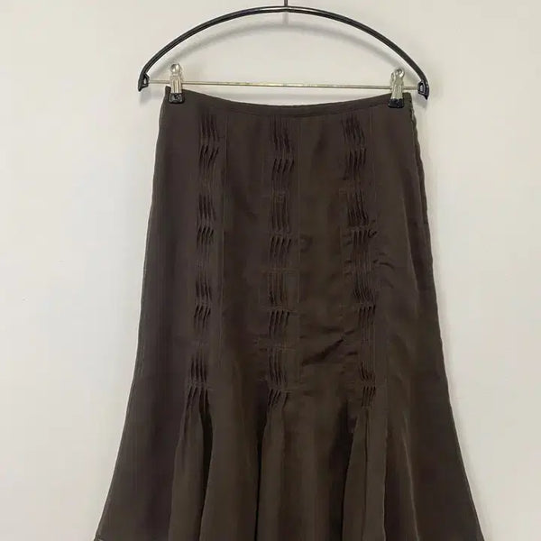 [BUNJANG] SCENE DEUX Vintage Pin-tuck Pleated Detail Skirt / 빈티지 SCENE DEUX 핀턱 플리츠 디테일 스커트
