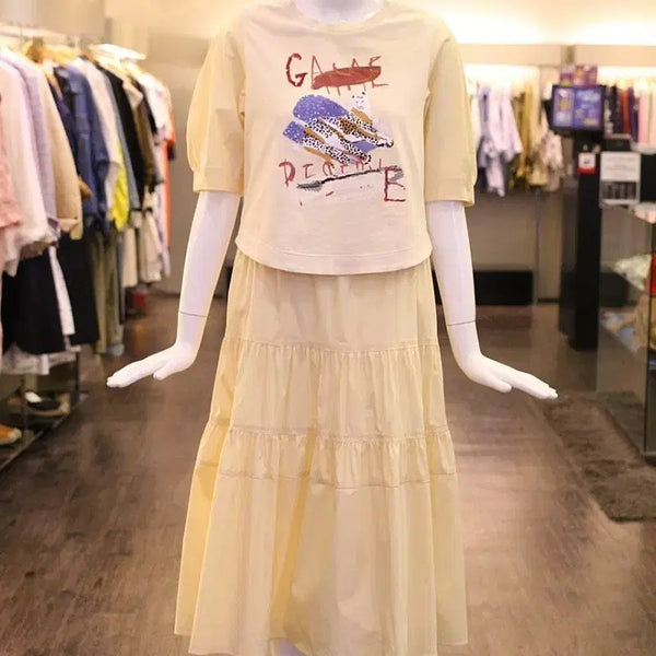 [BUNJANG] Ozsecon Long Dress / 한섬 오즈세컨 원피스