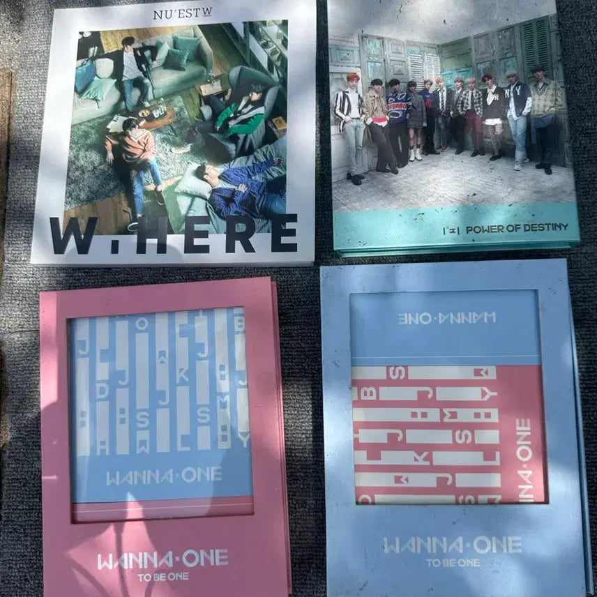 [BUNJANG] Wanna One & Weki Meki Unused Album Bundle Set / 아이돌 미사용 앨범 4종 일괄 판매합니다