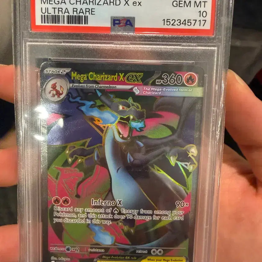 [BUNJANG] Pokemon Mega Charizard X EX PSA 10 North American / 포켓몬 메가 리자몽 X ex PSA10 북미