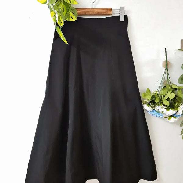 [BUNJANG] STUDIO LUXX 23SS Pocket Full Skirt Black / 스튜디오럭스 23ss 주머니 훌롱스커트 바스락 55 블랙