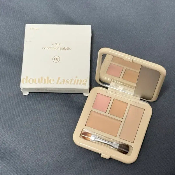 [BUNJANG] Etude Double Lasting Concealer Palette 01 / 새제품)에뛰드 더블래스팅 컨실러 팔레트 01