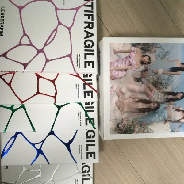 [BUNJANG] LE SSERAFIM ANTIFRAGILE Mini Album Set (5 Versions) / 르세라핌 ANTIFRAGILE 앨범 5종
