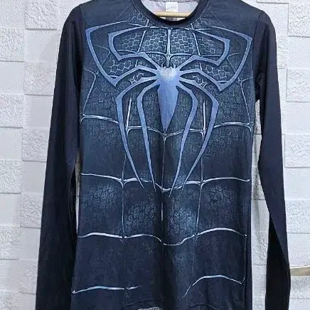 [BUNJANG] Spider-Man Rash Guard Black L / (R)스파이더맨 레시가드 블랙 L