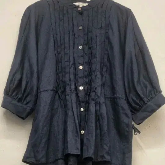 [BUNJANG] JS STUDIO Linen Pintuck Blouse / 55)지스튜디오 린넨 핀턱 블라우스