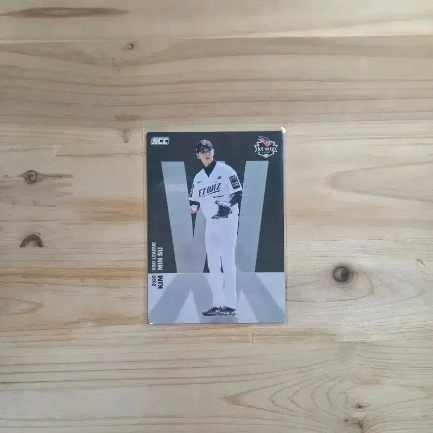 [BUNJANG] KBO KT Wiz Kim Min-soo 2026 Player Card / KBO카드_2026_KT위즈_김민수(알파벳)