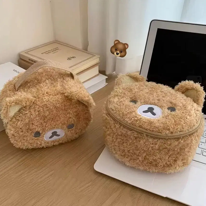 [BUNJANG] Rilakkuma Cosmetic Pouch Bag / 리락쿠마 파우치 곰돌이 파우치 리락쿠마 화장품 가방