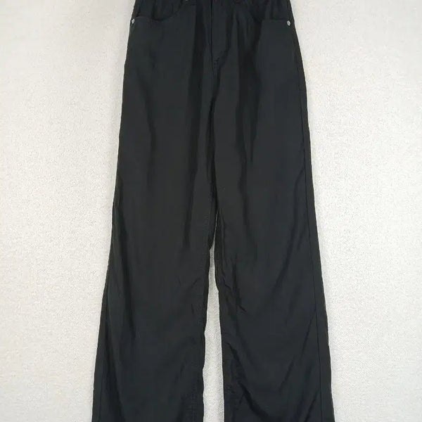 [BUNJANG] 8seconds Women's Black Banding Wide Pants (Size XS) / 에잇세컨즈 여성 25년4월 밴딩 와이드 팬츠(44~55)