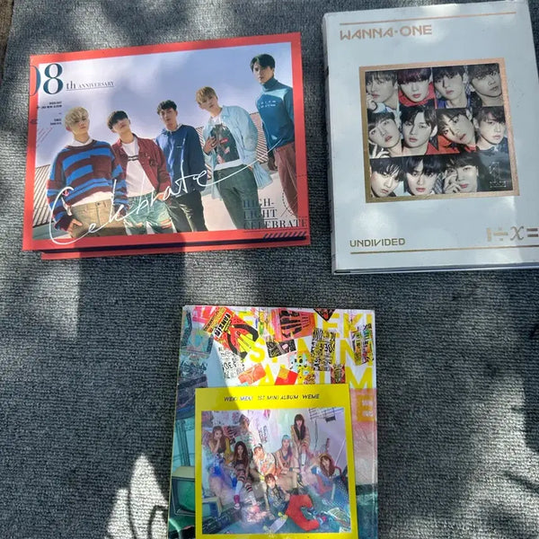 [BUNJANG] Wanna One & Weki Meki Unused Album Bundle Set / 아이돌 미사용 앨범 3종 일괄 판매합니다