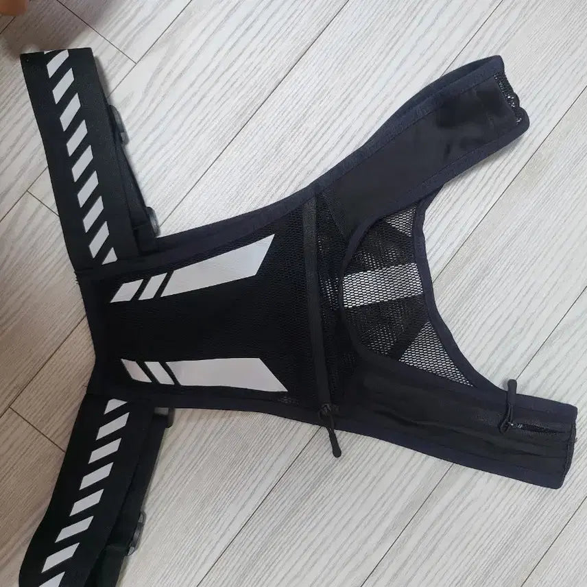 [BUNJANG] Running Safe Black Reflective Vest / 러닝세이프 블랙 반사조끼