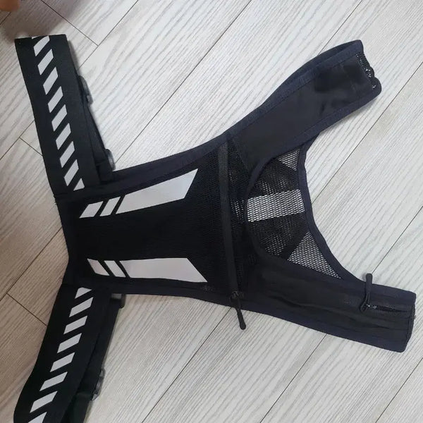 [BUNJANG] Running Safe Black Reflective Vest / 러닝세이프 블랙 반사조끼