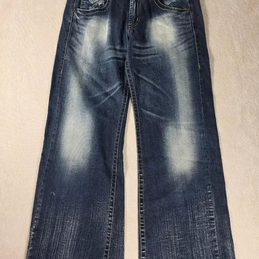 [BUNJANG] Buckaroo Men's Wide Fit Washed Denim Pants Size 32 / 버카루 남성 청바지 청팬츠 32