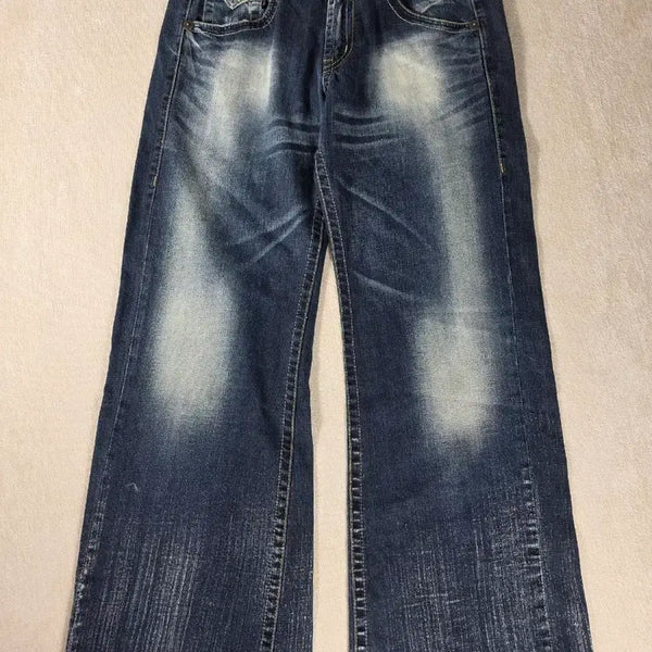 [BUNJANG] Buckaroo Men's Wide Fit Washed Denim Pants Size 32 / 버카루 남성 청바지 청팬츠 32