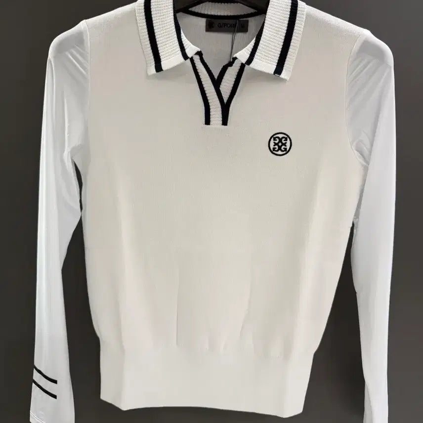 [BUNJANG] Women's Golf Knit Long Sleeve T-Shirt / 여성 골프 니트 긴팔티