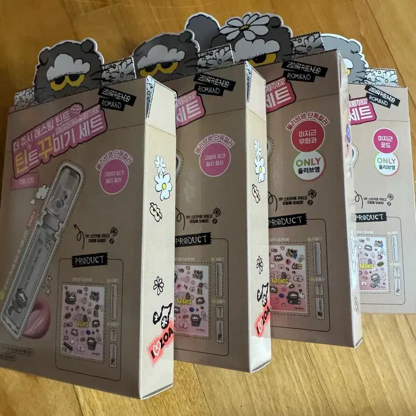 [BUNJANG] Rom&nd Juicy Lasting Tint Deco Set / 롬앤 틴트꾸미기 세트 더 쥬시 래스팅 틴트
